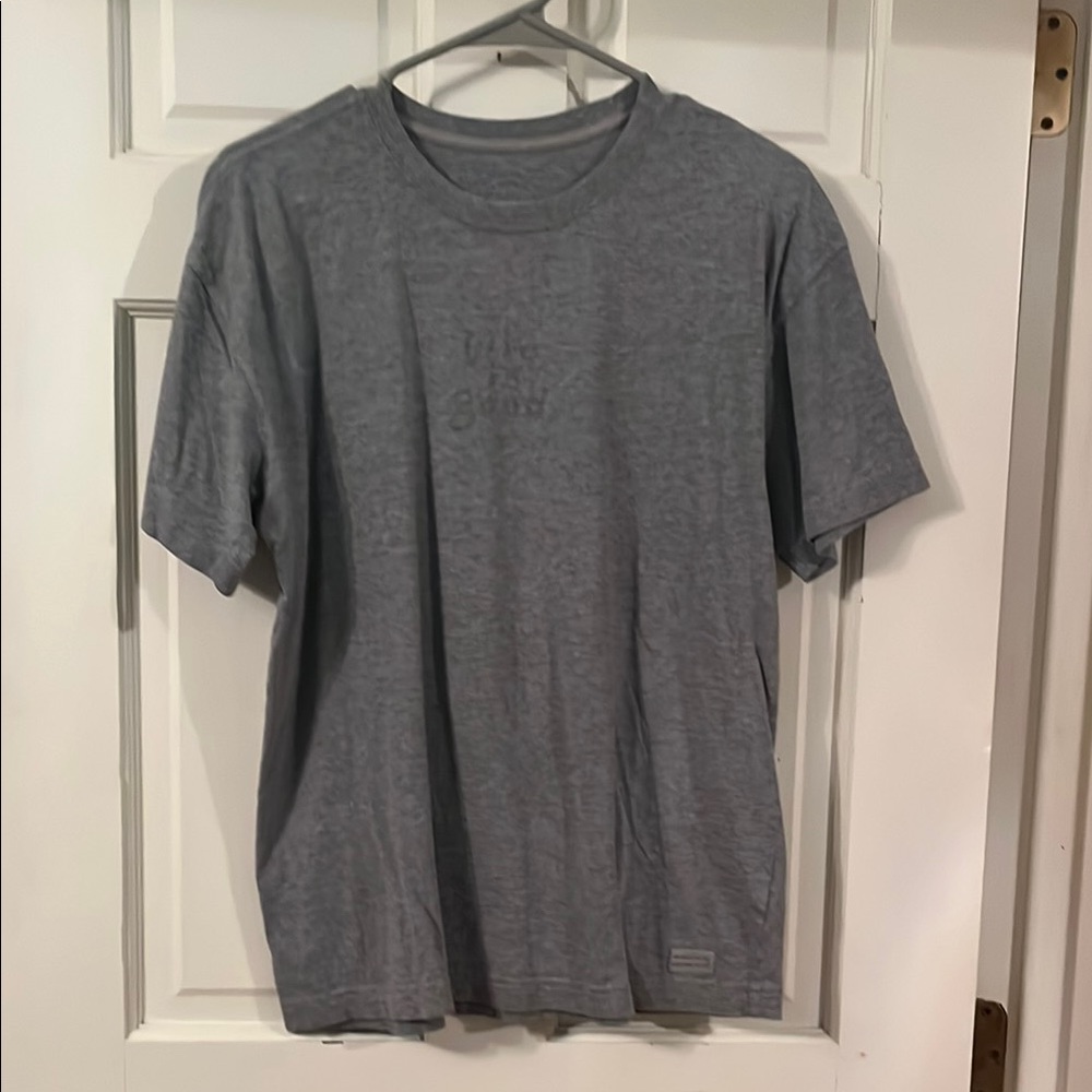 Life Is Good Gray Kids' Short Sleeve Tee